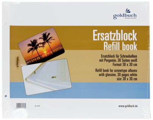 Goldbuch Ersatzblock       38x30