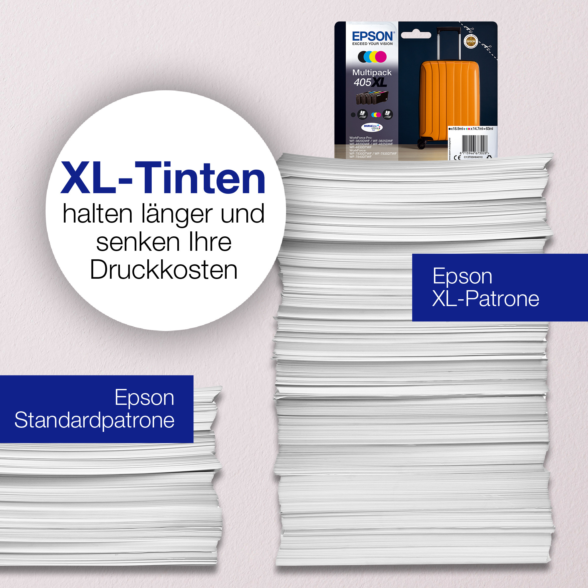Epson Tintenpatrone schwarz DURABrite Ultra Ink 405XXL T02J1 – Ansicht 2