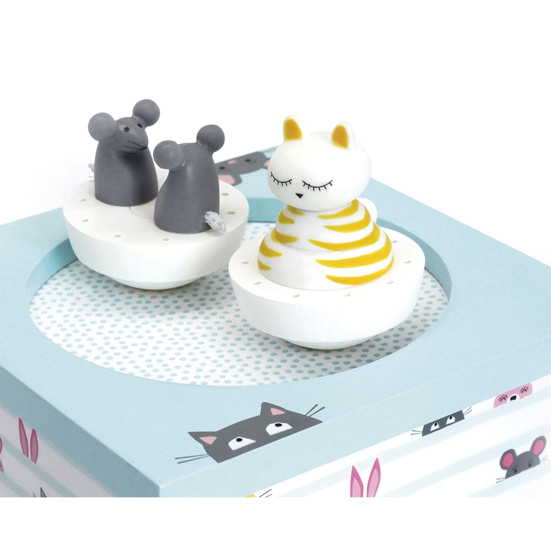 Trousselier Spieluhr mit tanzenden Katze und Maus 823832_01