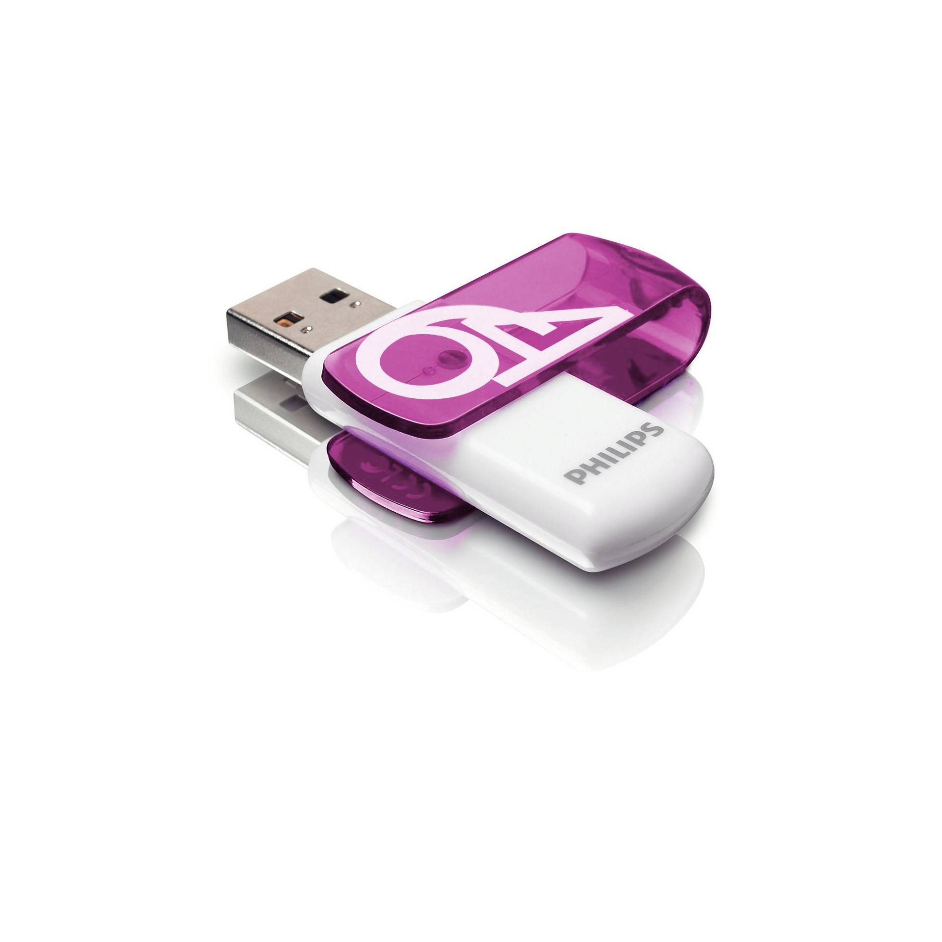 Philips USB 2.0 2-Pack      64GB Vivid Edition Magic Purple 513032_01