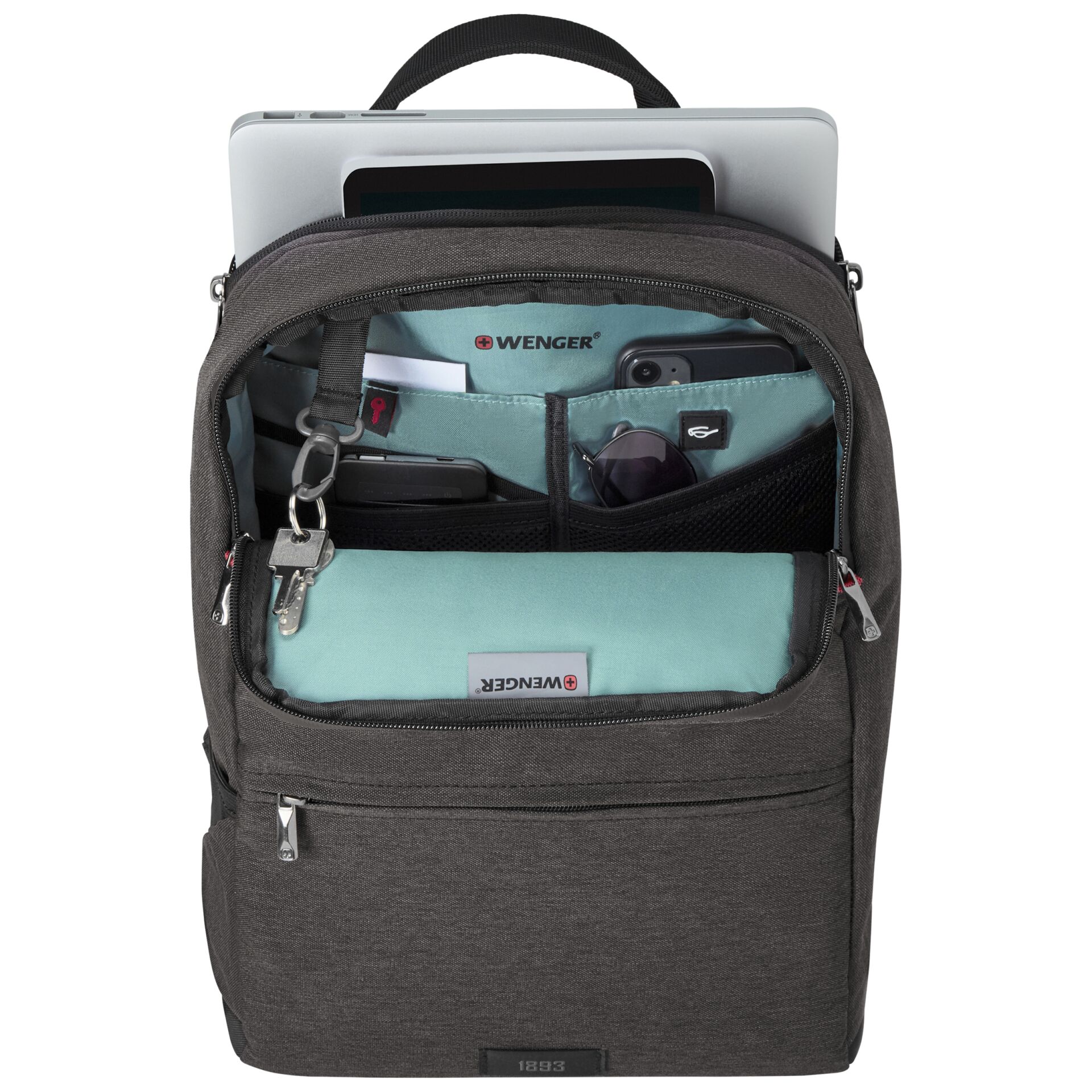 Wenger MX Reload Laptop-Rucksack inkl. Tablet-Fach 14  grau