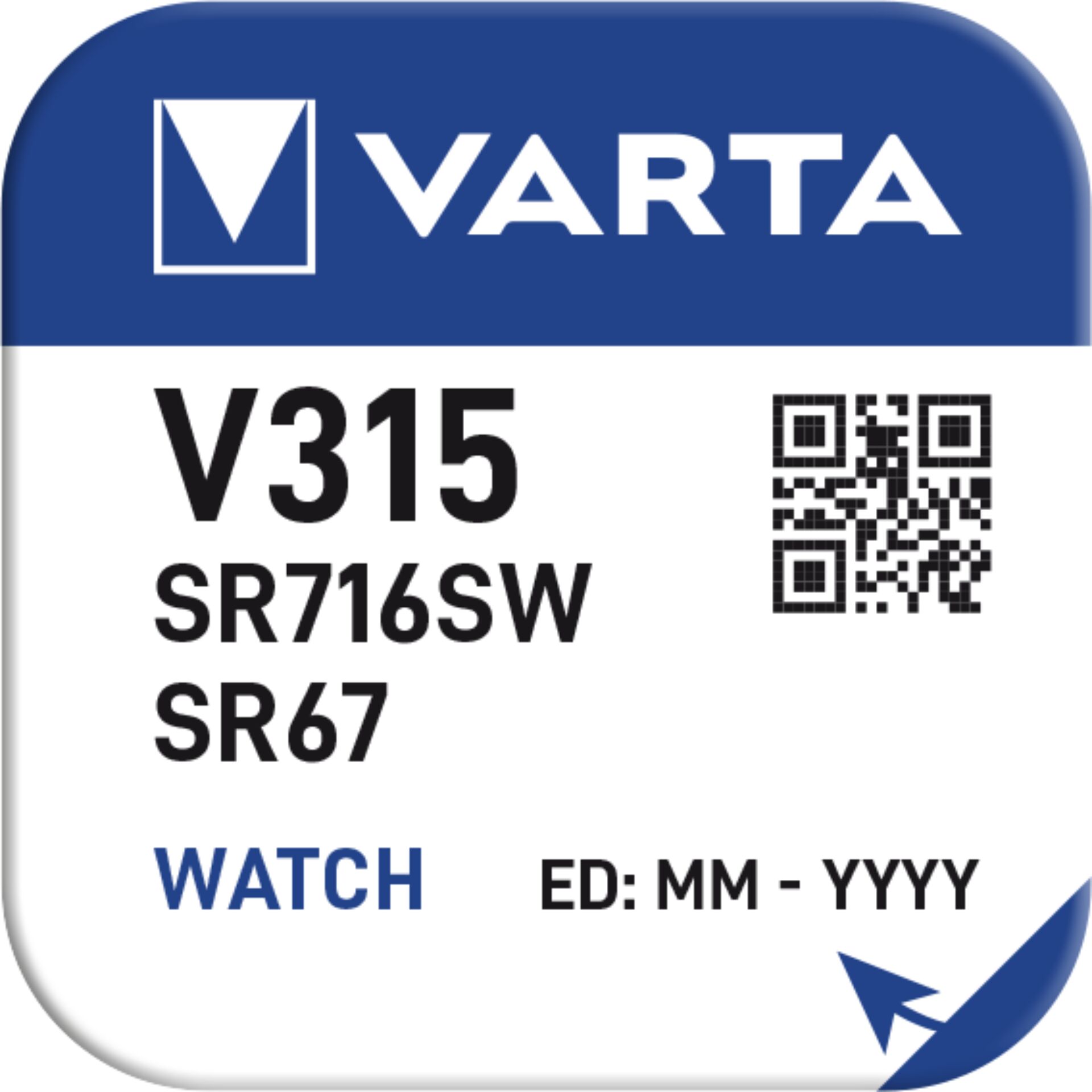 Varta 00315101111 Einwegbatterie Siler-Oxid (S) 789362_02