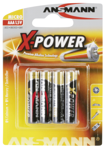 1x4 Ansmann Alkaline Micro AAA