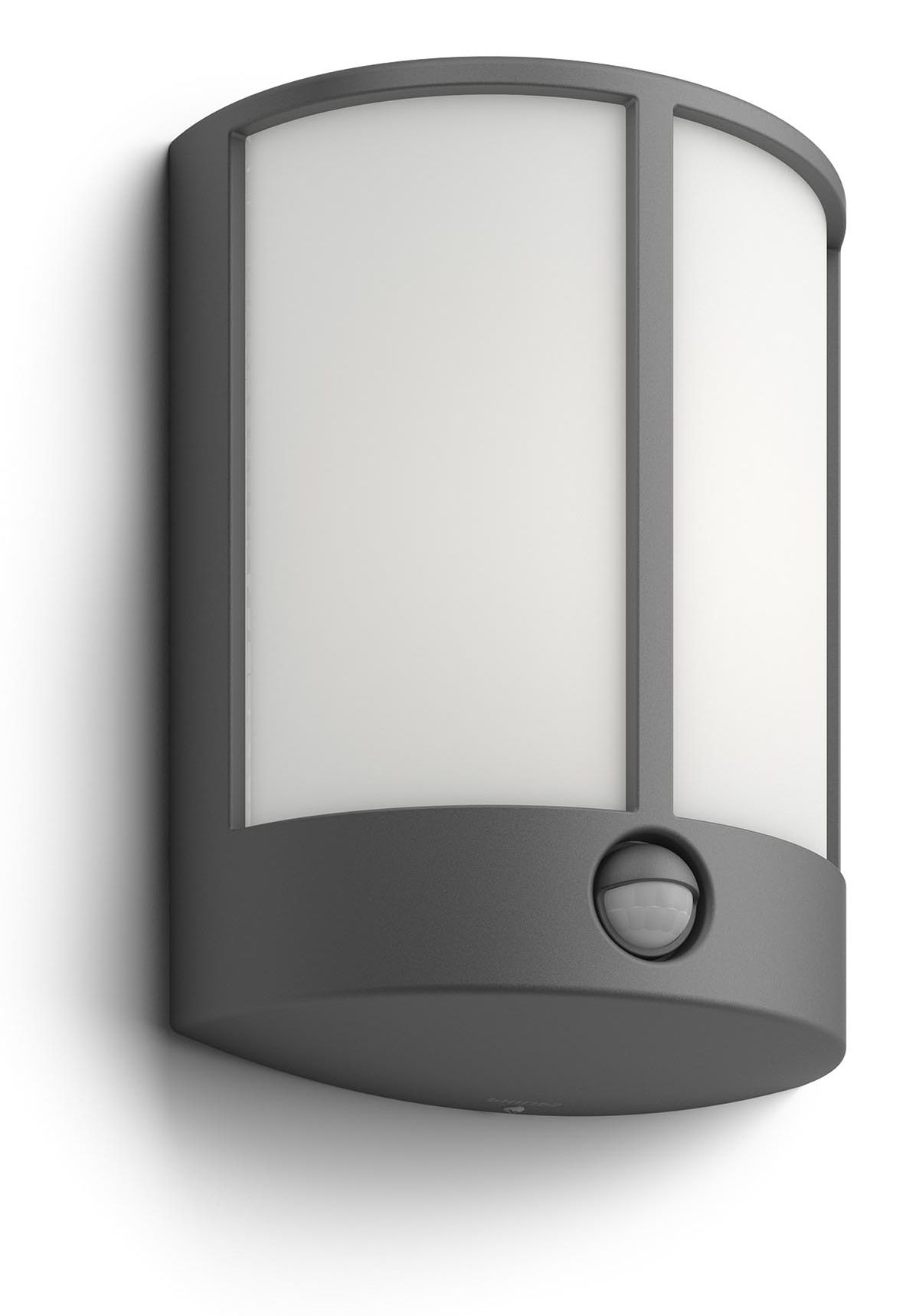 Philips myGarden IR LED Wandleu Stock 600lm Bewegmel Anthrazit