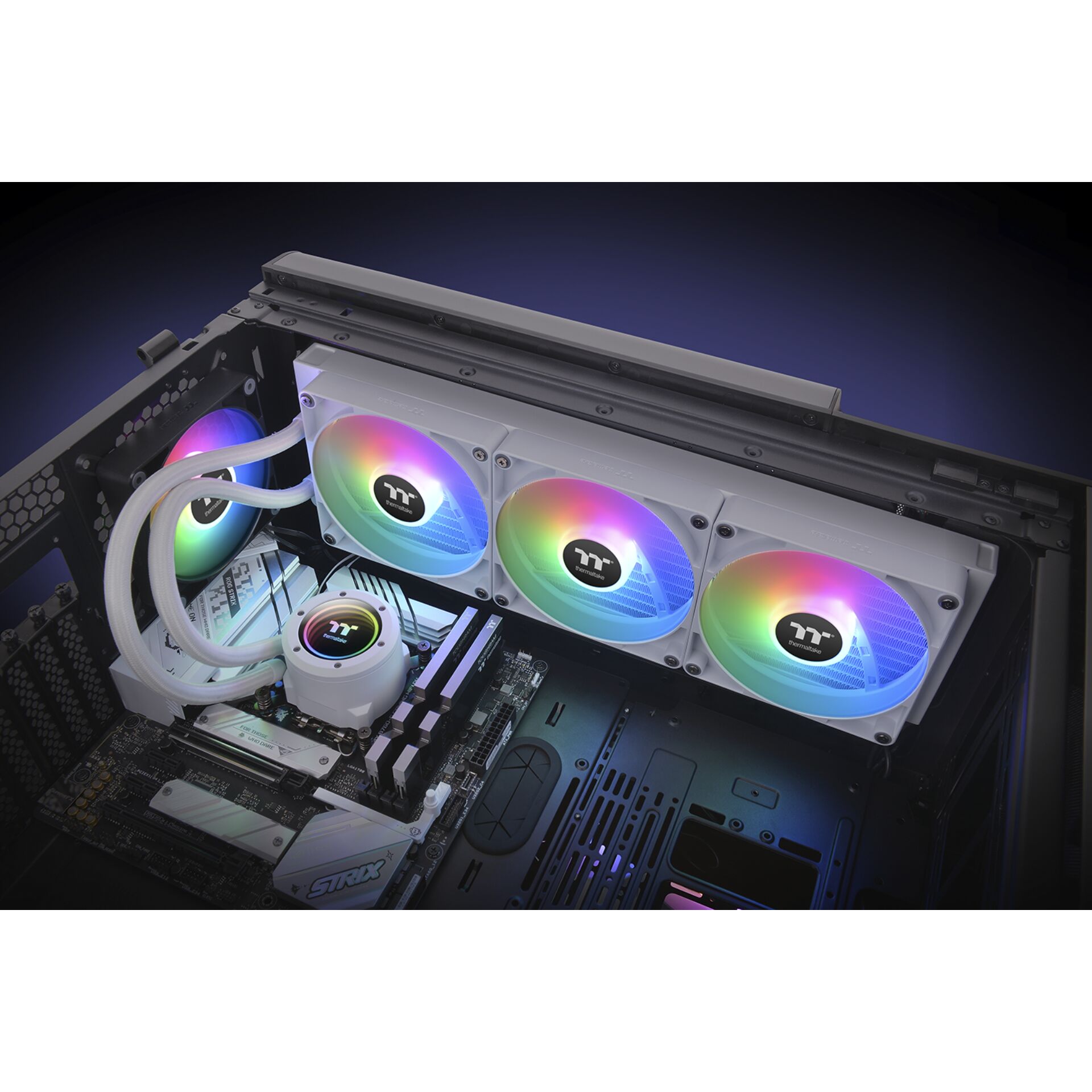 Thermaltake TH420 V2 ARGB Sync CPU Liquid Cooler Snow Edition 827234_09