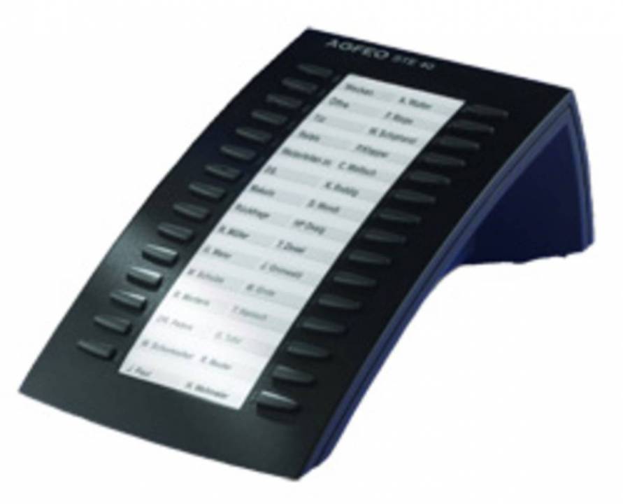 AGFEO Tastenmodul STE40 - schwarz -