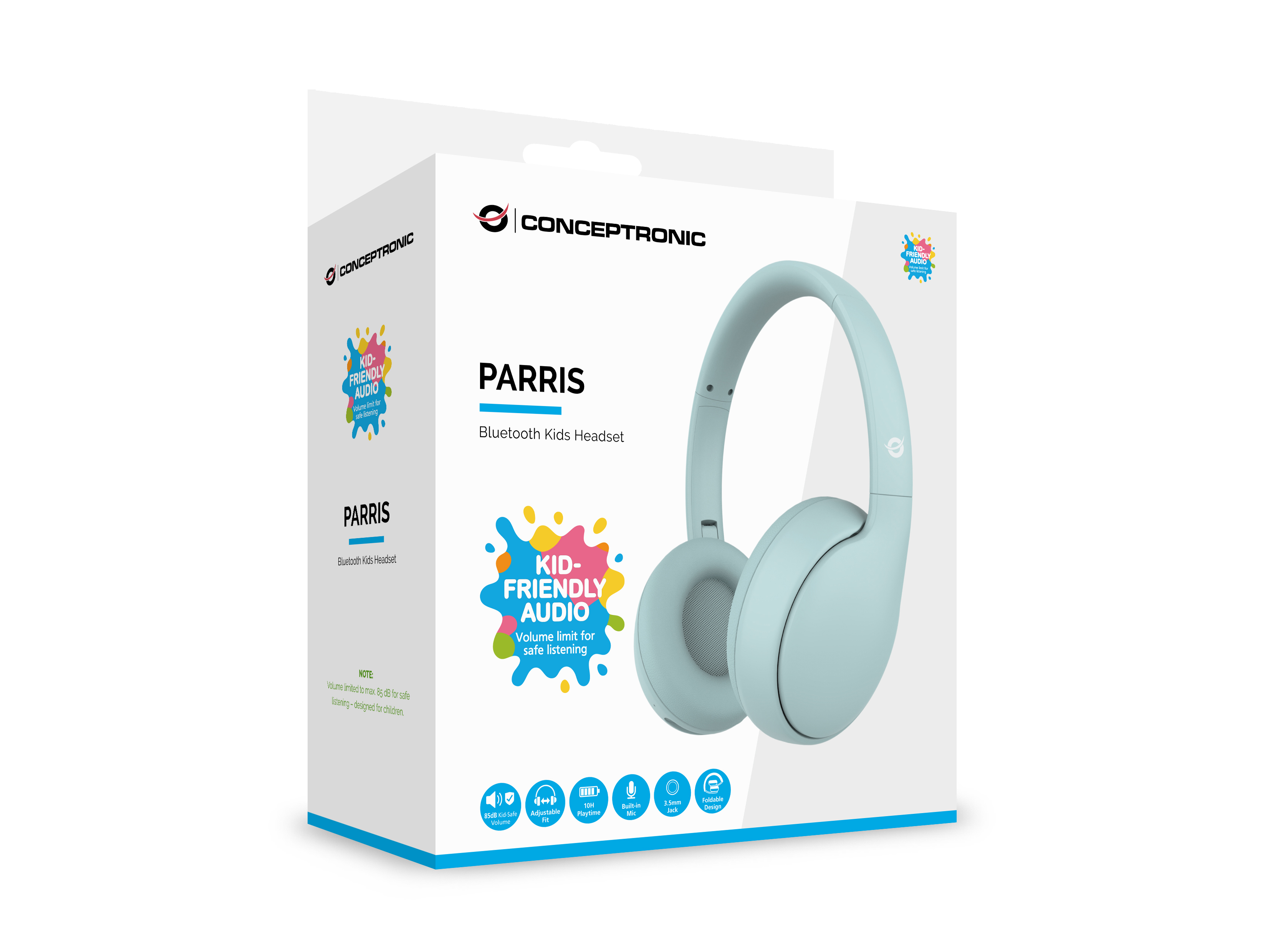 Conceptronic PARRIS04B Bluetooth Kids Headset 8894b539721af9e42c11bb3779d35c2ad1c2b751