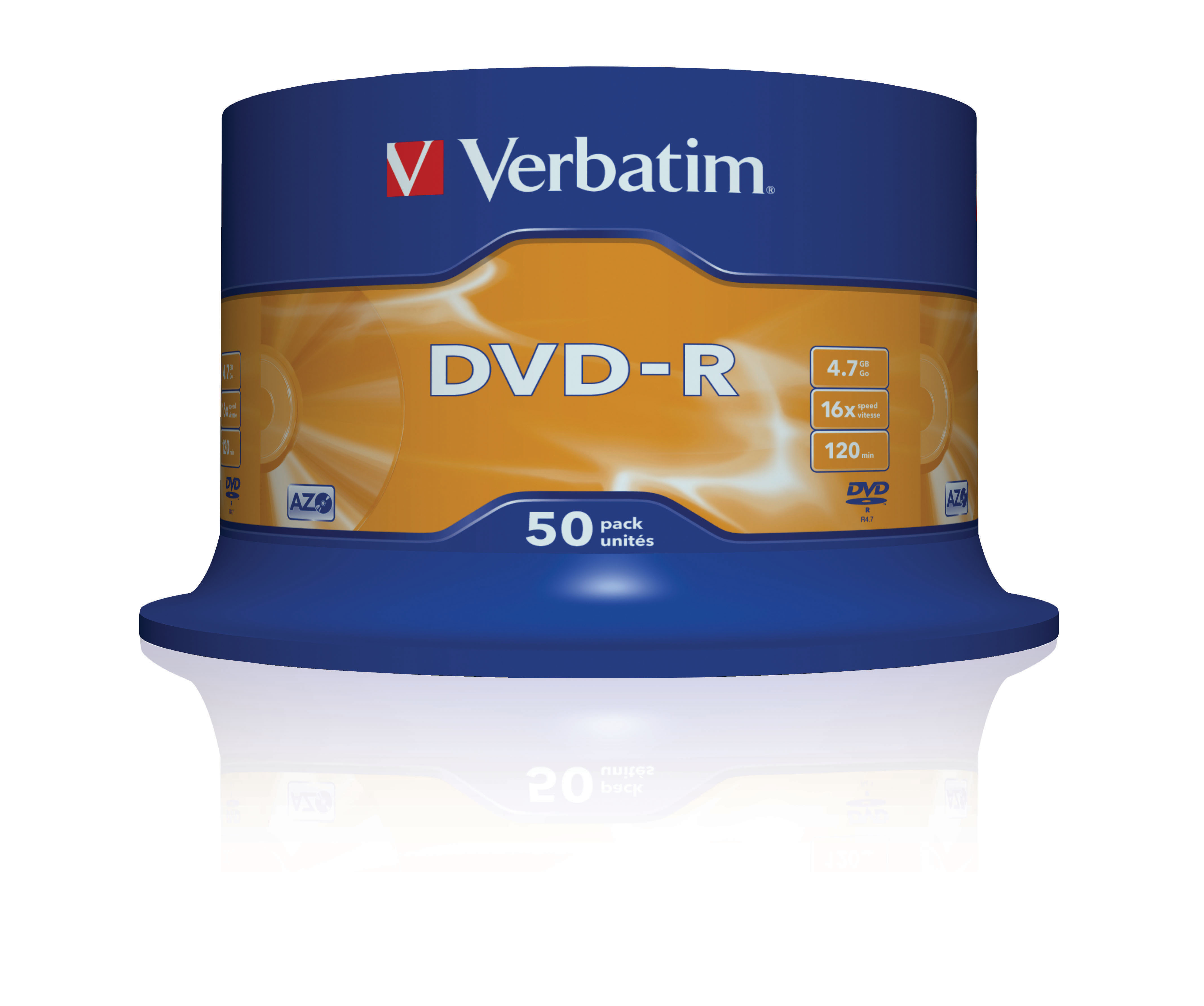 Verbatim DVD-R Matt Silver 4,7 GB 50 Stück(e)