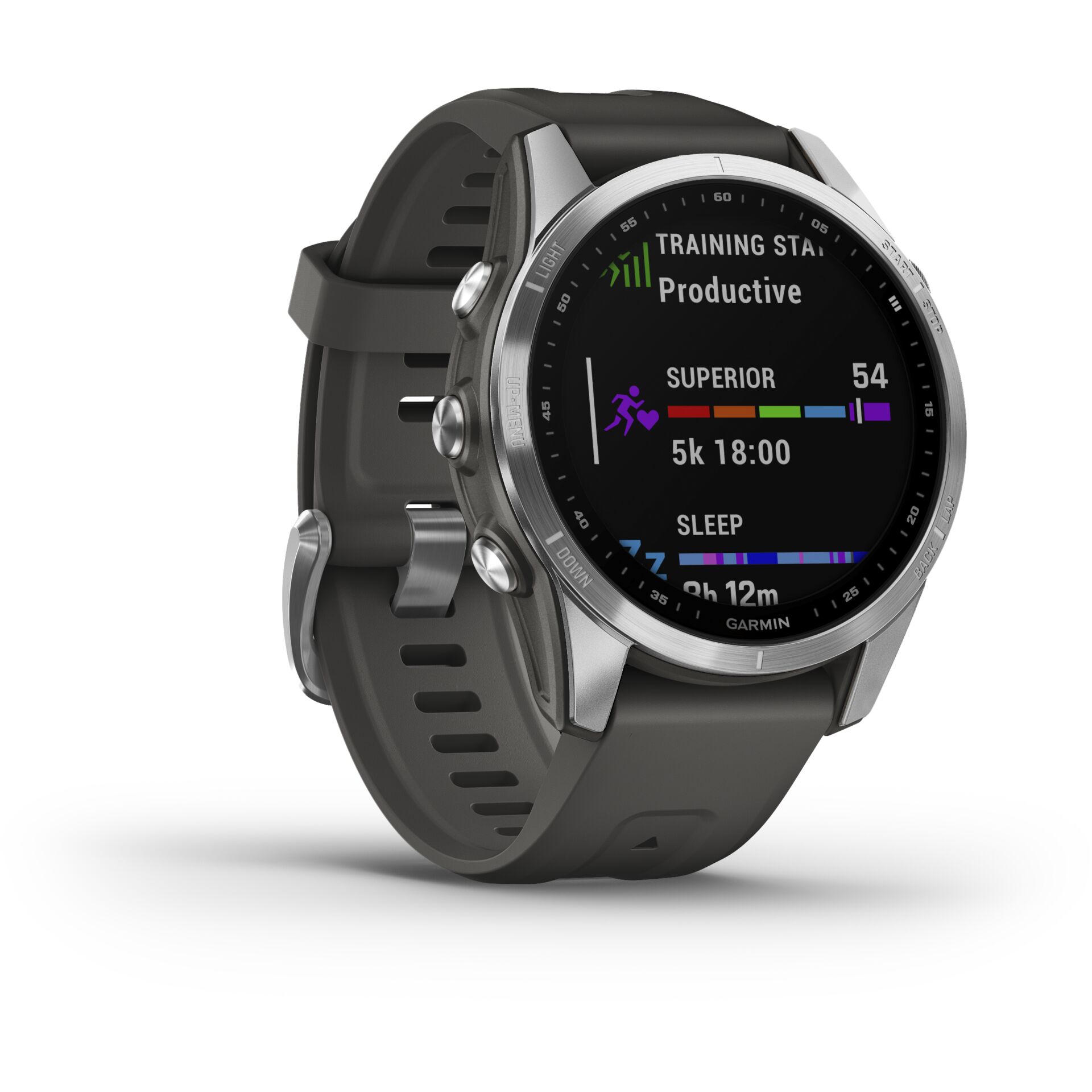 Garmin fenix 7S graphit/silber