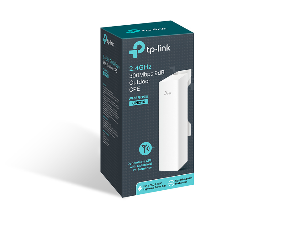 TP-LINK CPE210 300 Mbit/s Power over Ethernet (PoE) Weiß – Ansicht 4