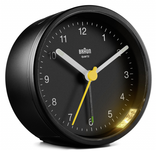 Braun BC 12 B Quarzwecker schwarz