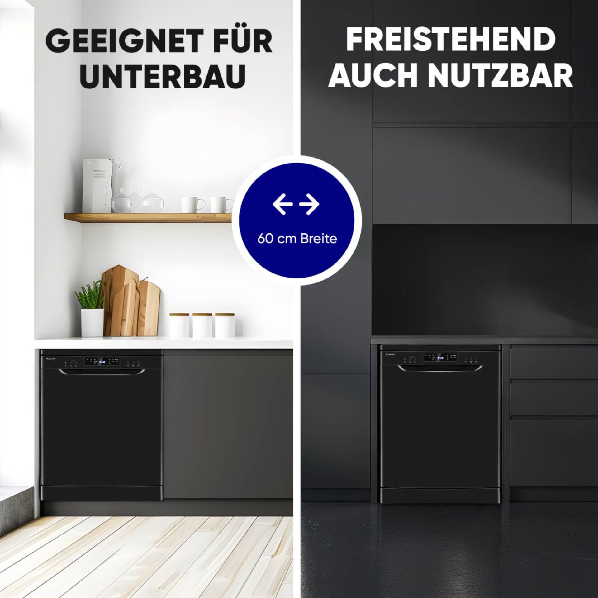 Bomann GSP 7419 schwarz    60 cm 118136_02