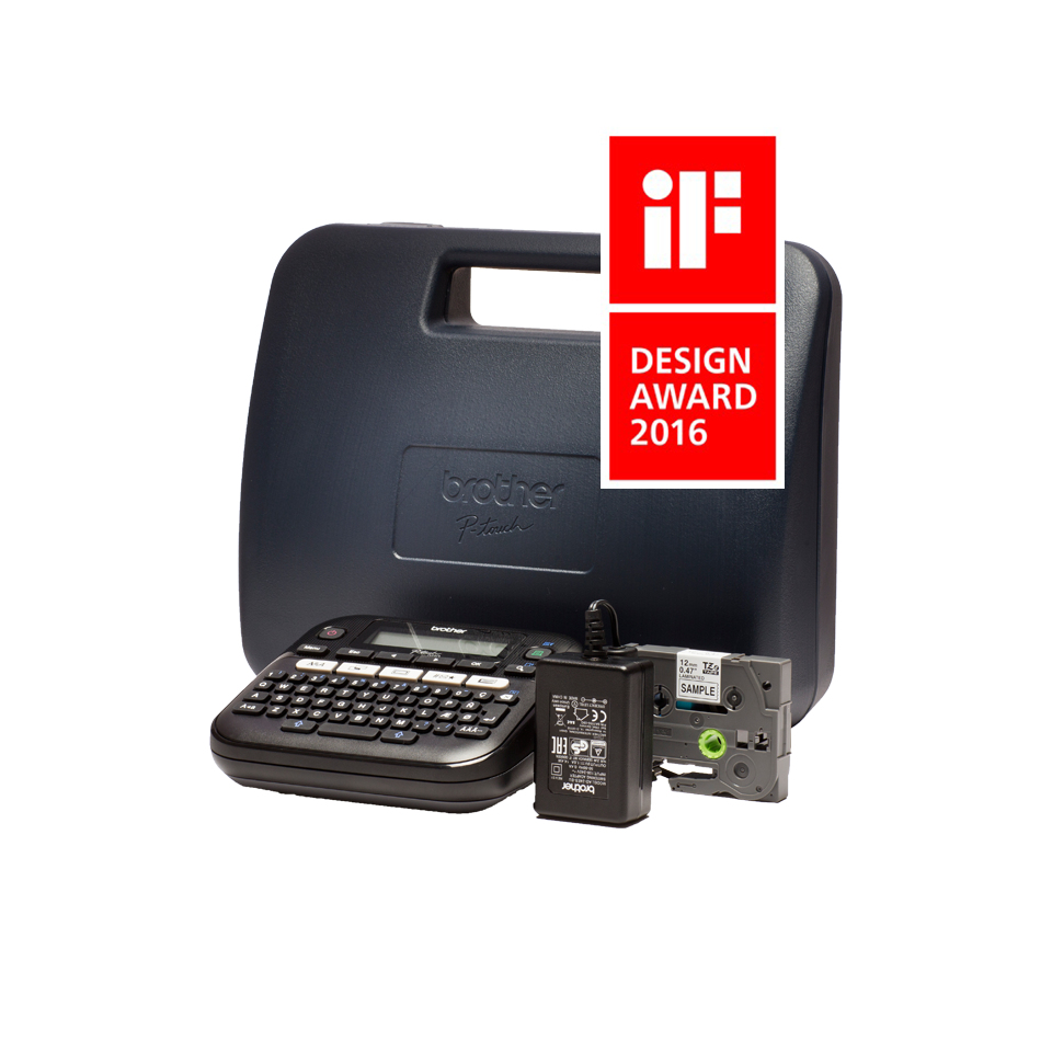 Brother P-touch D210VP Desktop Beschriftungsgerät mit Koffer – Ansicht 2