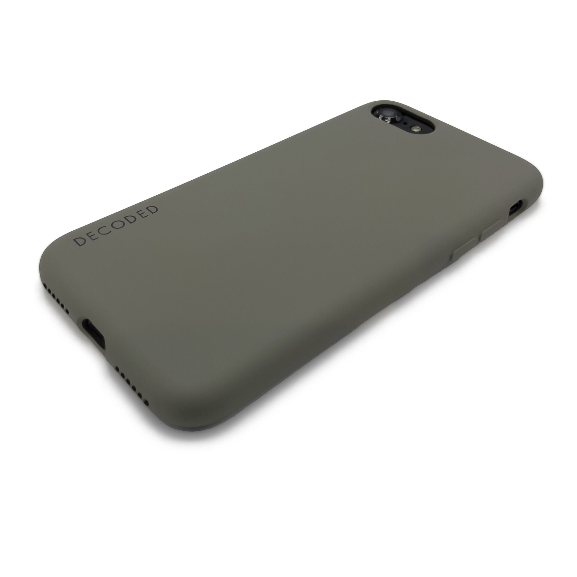 Decoded Silicone Backcover iPhone SE3/SE2/8/7/6s/6 Olive 717026_02