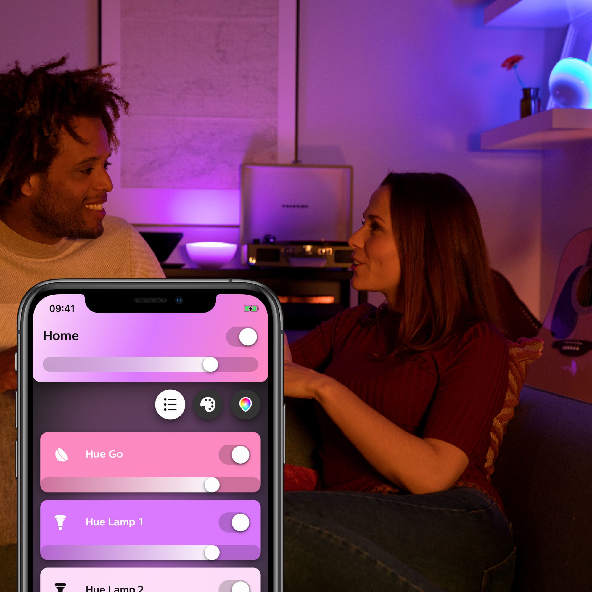 Philips Hue White and Color ambiance Go tragbare Leuchte (neuestes Modell)