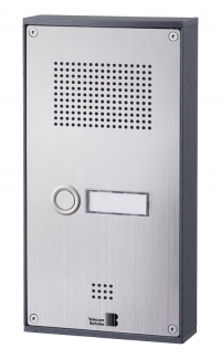 Behnke 5-0060 Serie 5 Aufputz-Set mit 1 Ruftaste (Edelstahl)