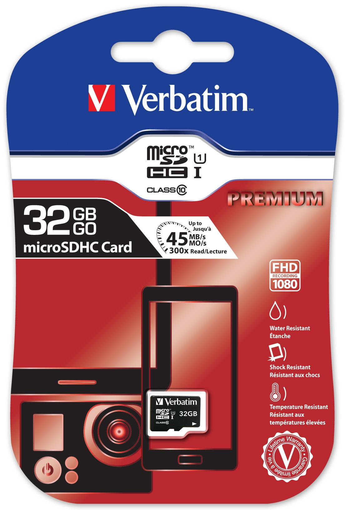 Verbatim Premium Speicherkarte 32 GB MicroSDHC Klasse 10