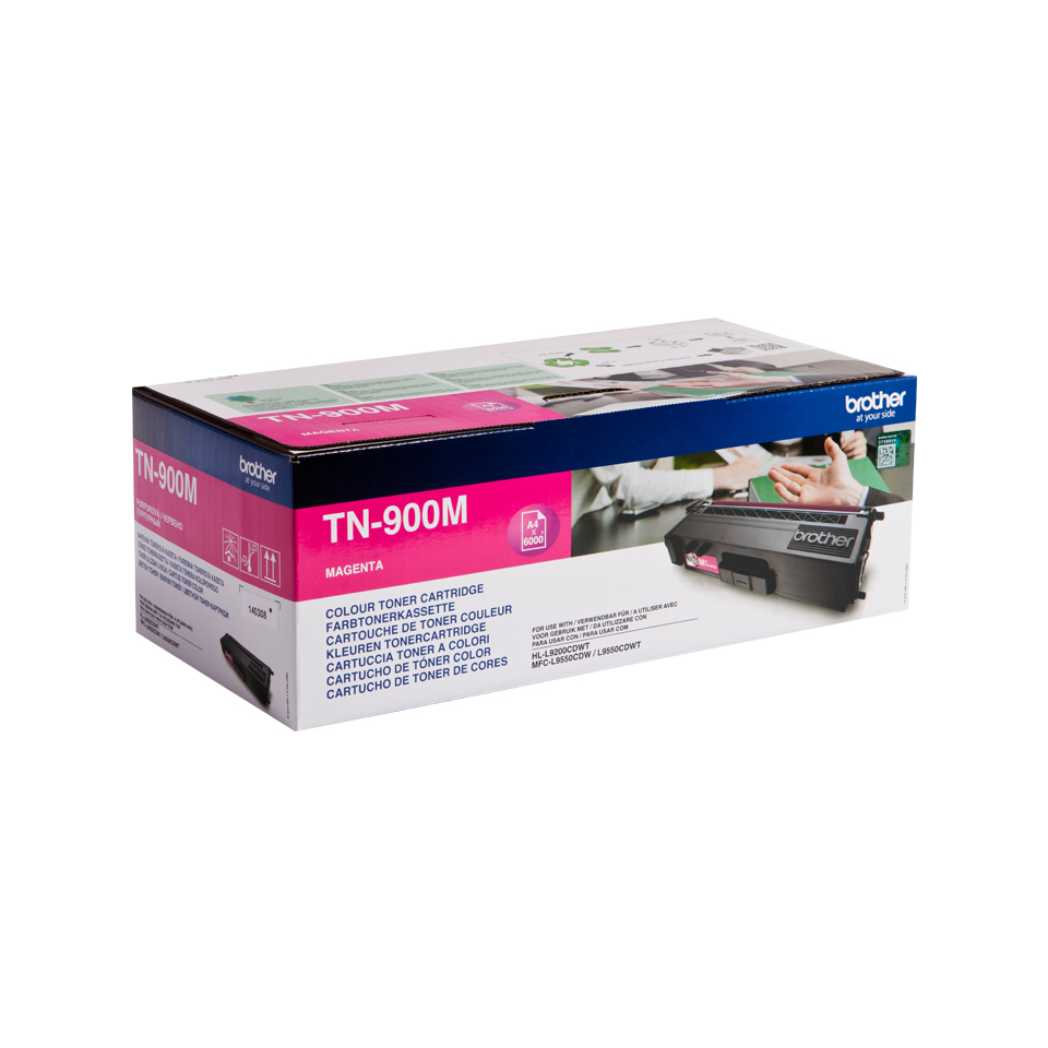 Brother TN-900M Laserpatrone 6000Seiten Magenta Lasertoner / Patrone