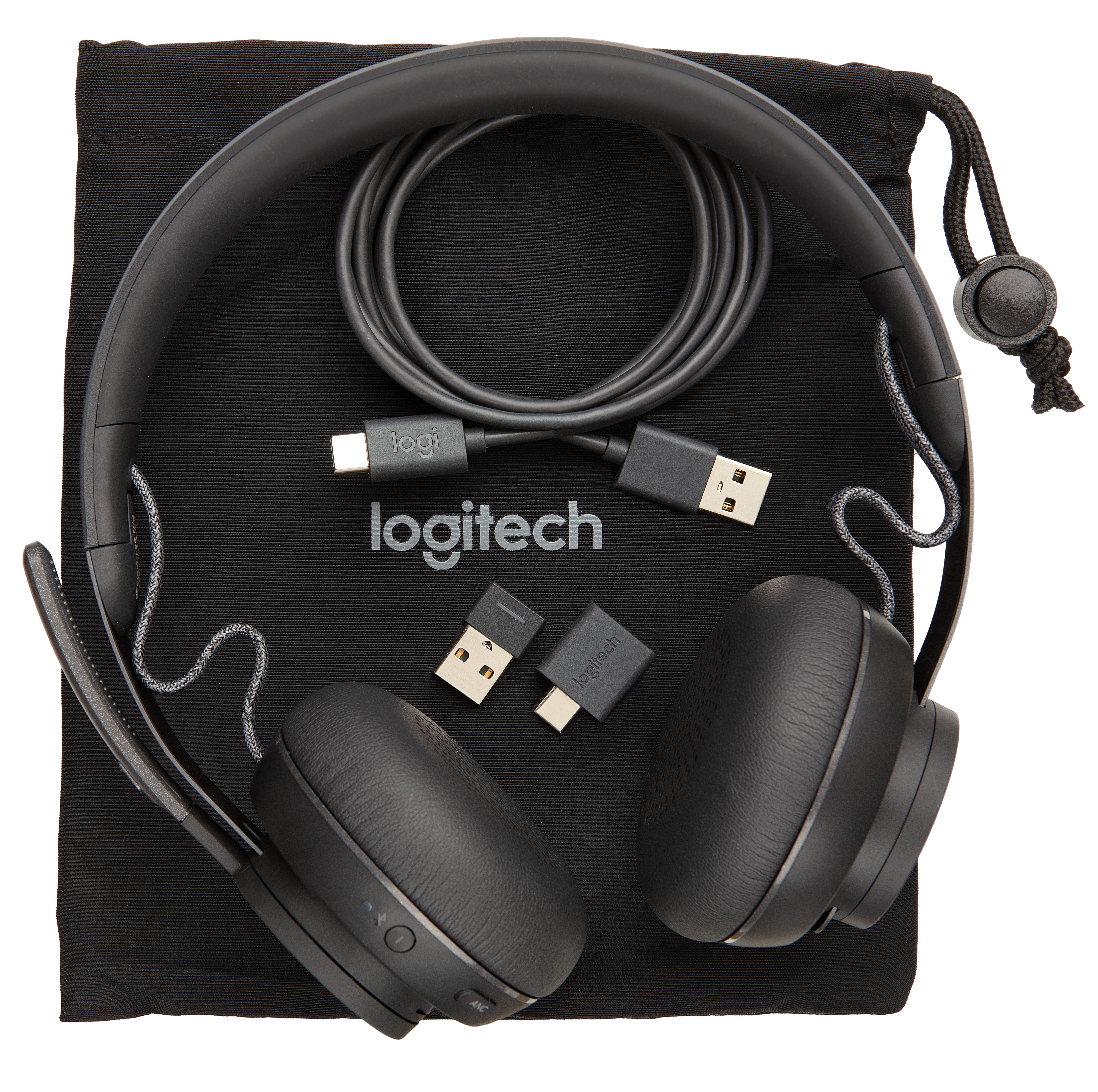 Logitech Zone Wireless UC Kopfhörer Kabellos Kopfband Büro/Callcenter Bluetooth Graphit