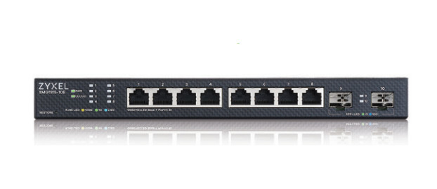 ZyXEL XMG1915-10E 8-Port 2.5GbE, 2 SFP+ Smart Switch, NebulaFl – Ansicht 1