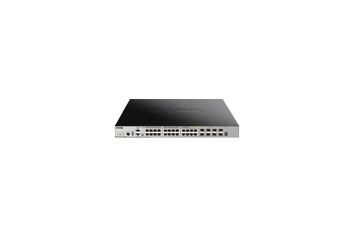 D-Link DGS-3630-28PC/SI gemanaged L3 Gigabit Ethernet (10/100/1000) Energie Über Ethernet (PoE) Unterstützung Schwarz, Grau Netzwerk-Switch