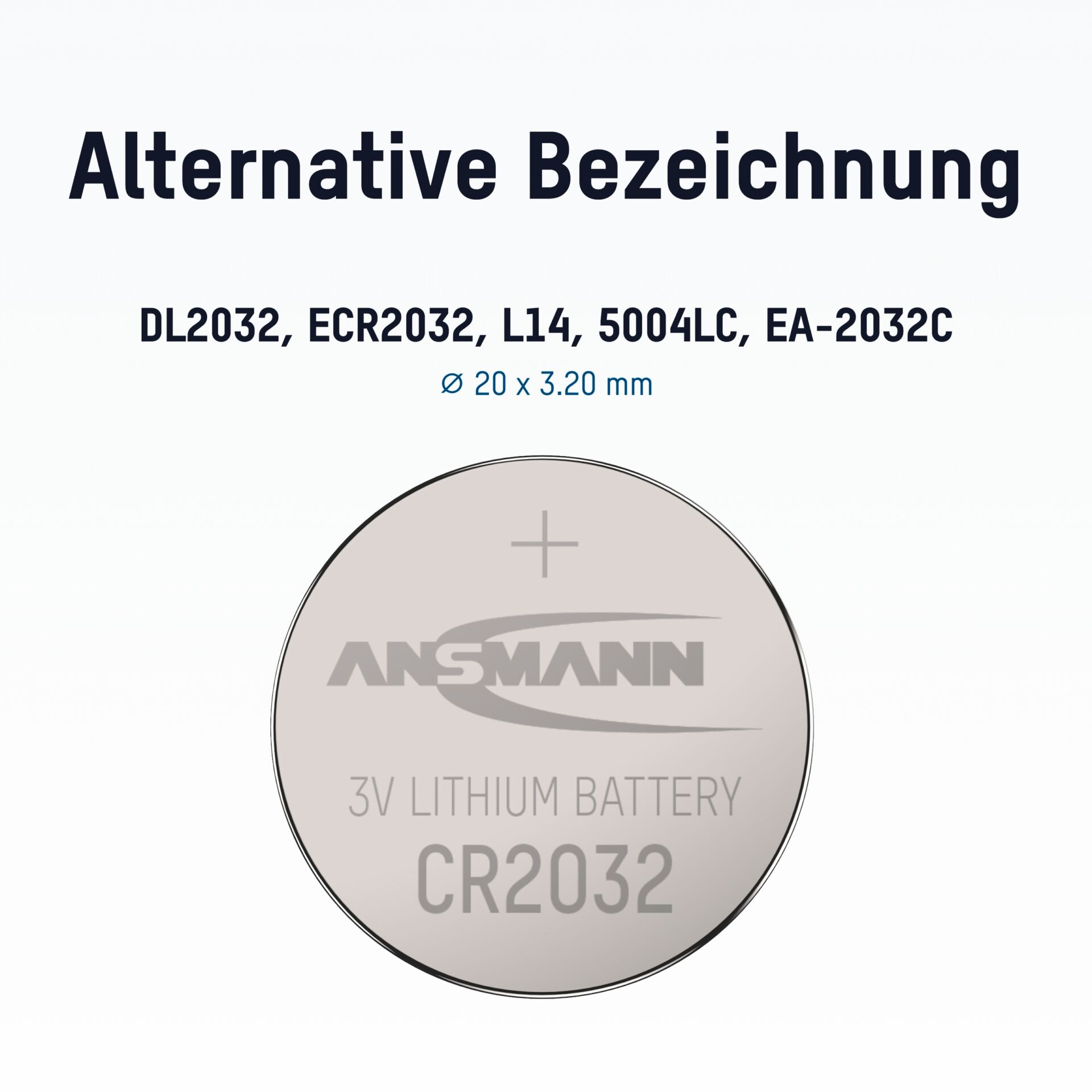 10x1 Ansmann CR 2032 302787_01