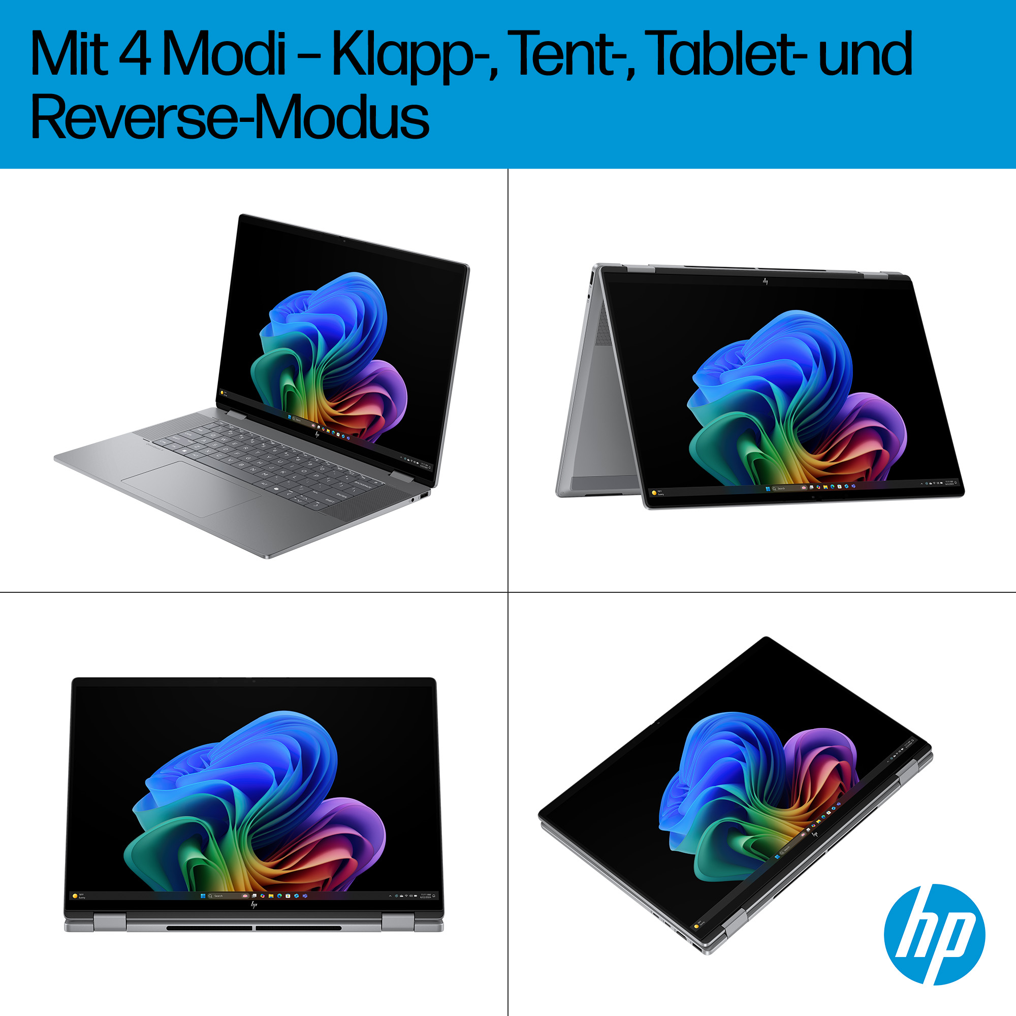 HP OmniBook X Flip 16-ar0655ng 40,6cm (16 ) AI5 16GB 512GB SSD ed31fa7b1f85541a21048a23cac594ce843aefb5