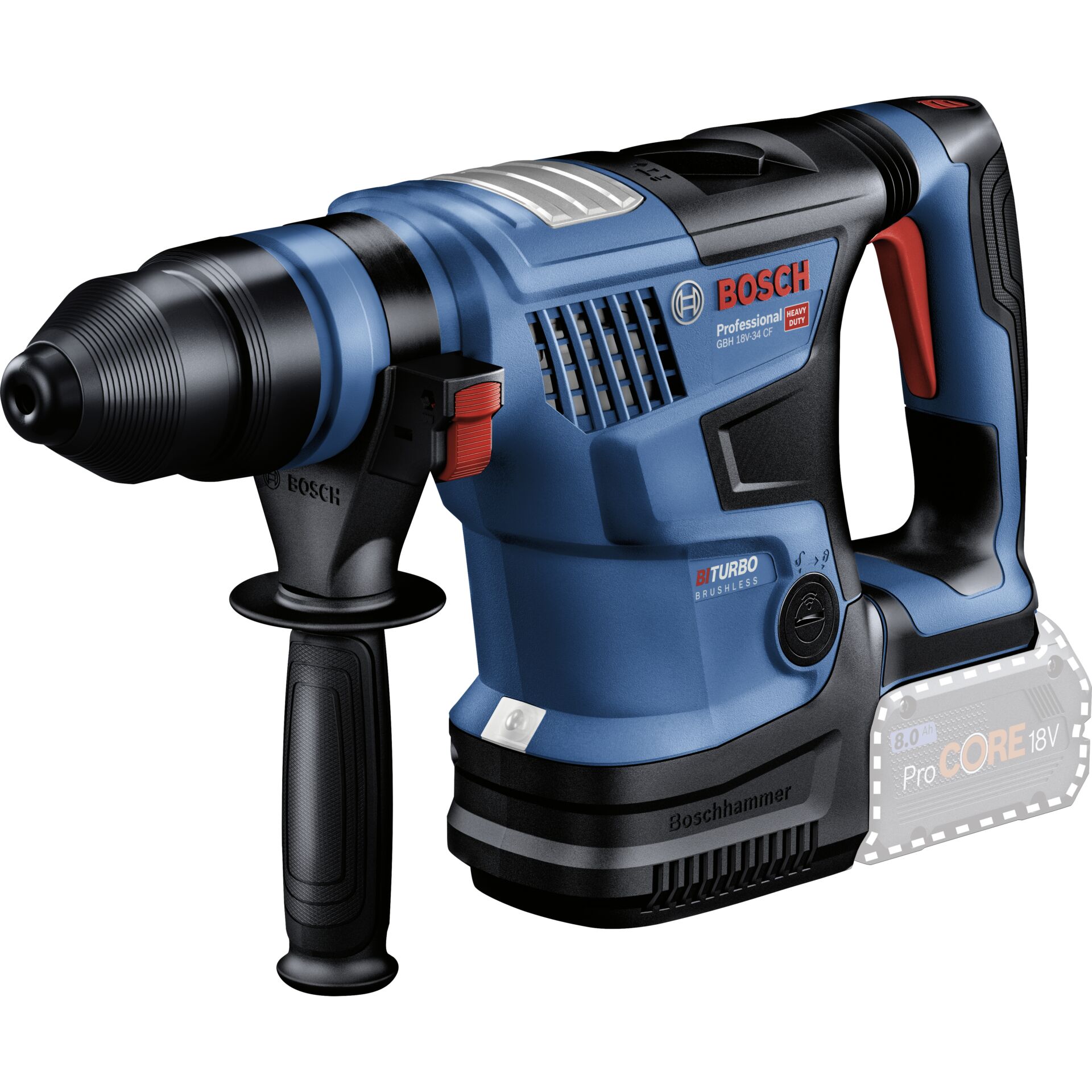 Bosch GBH 18V-34 CF Kit Koffer Akku-Bohrhammer