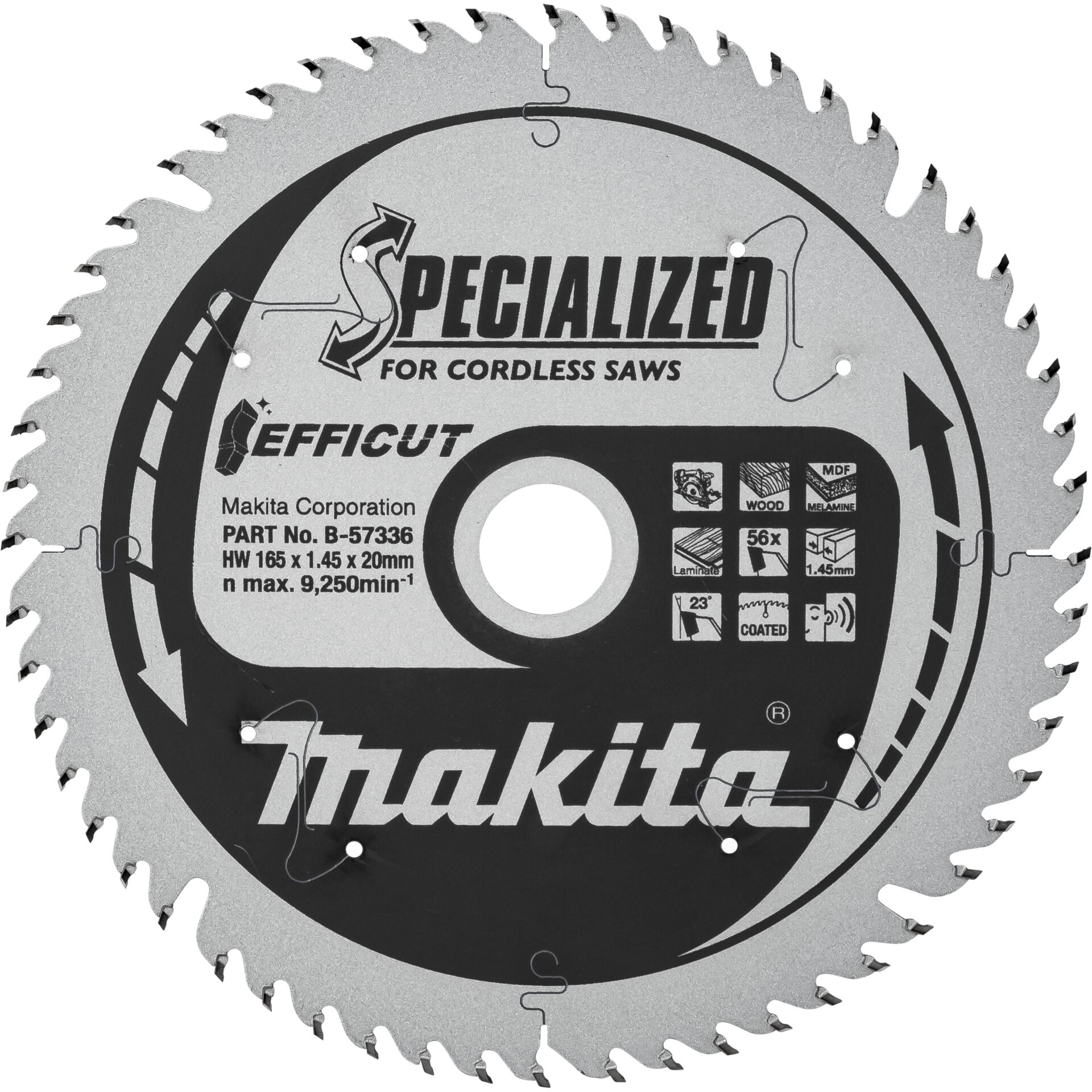 Makita B-57336 EFFICUT Sägeb.165x20x56Z 807326_00