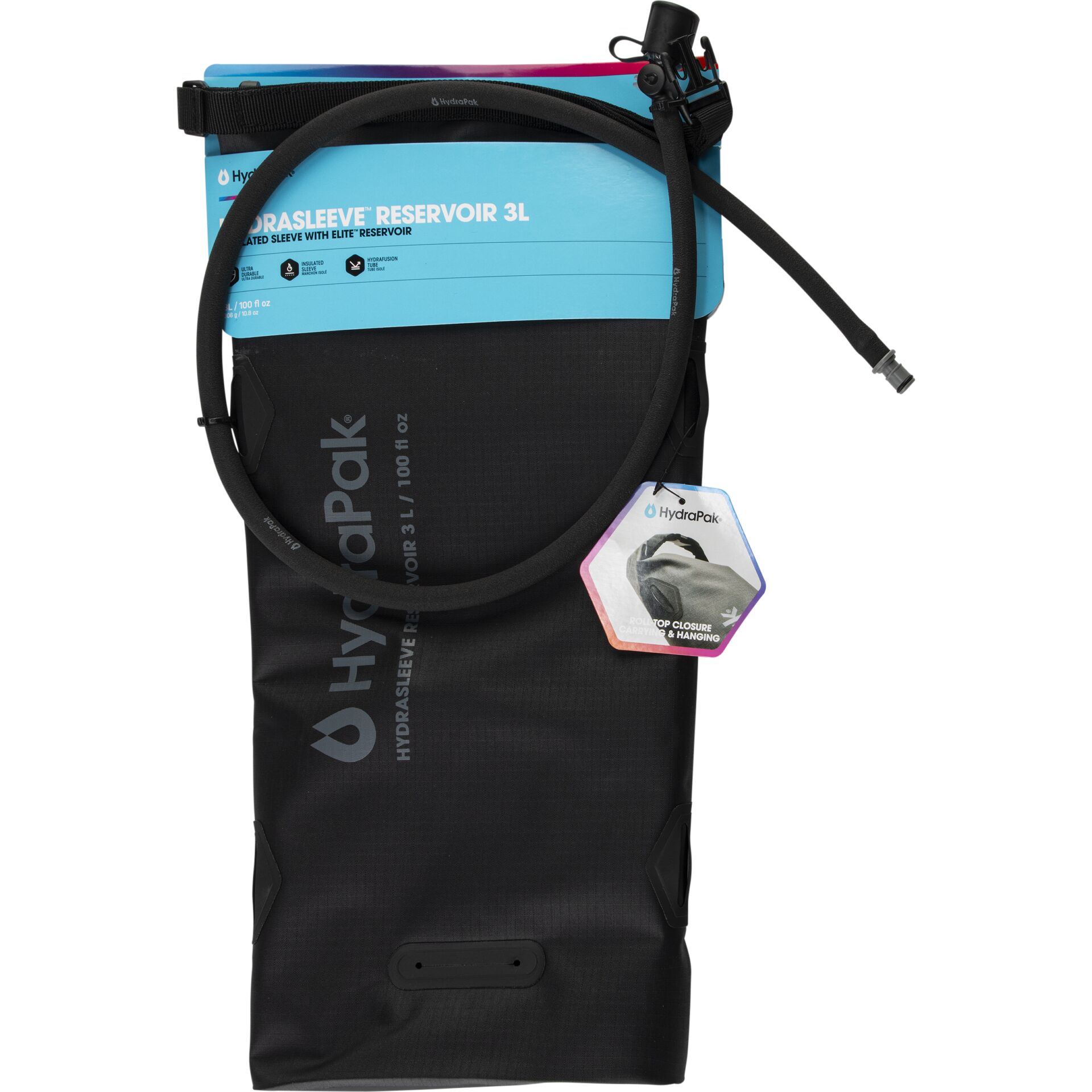 HydraPak Hydrasleeve Reservoir 3 Liter für Outdoor-Aktivitäten, schwarz