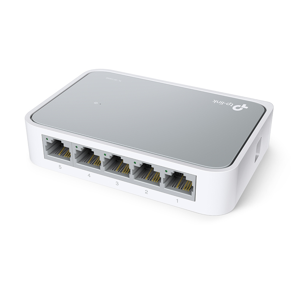 TP-LINK TL-SF1005D Unmanaged Fast Ethernet (10/100) Weiß