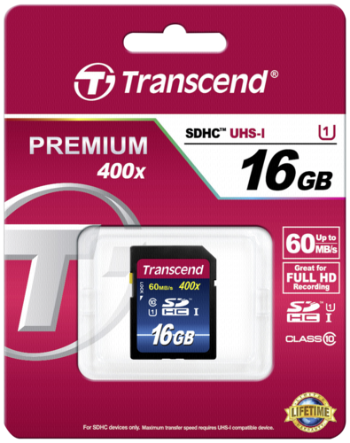 Transcend SDHC              16GB