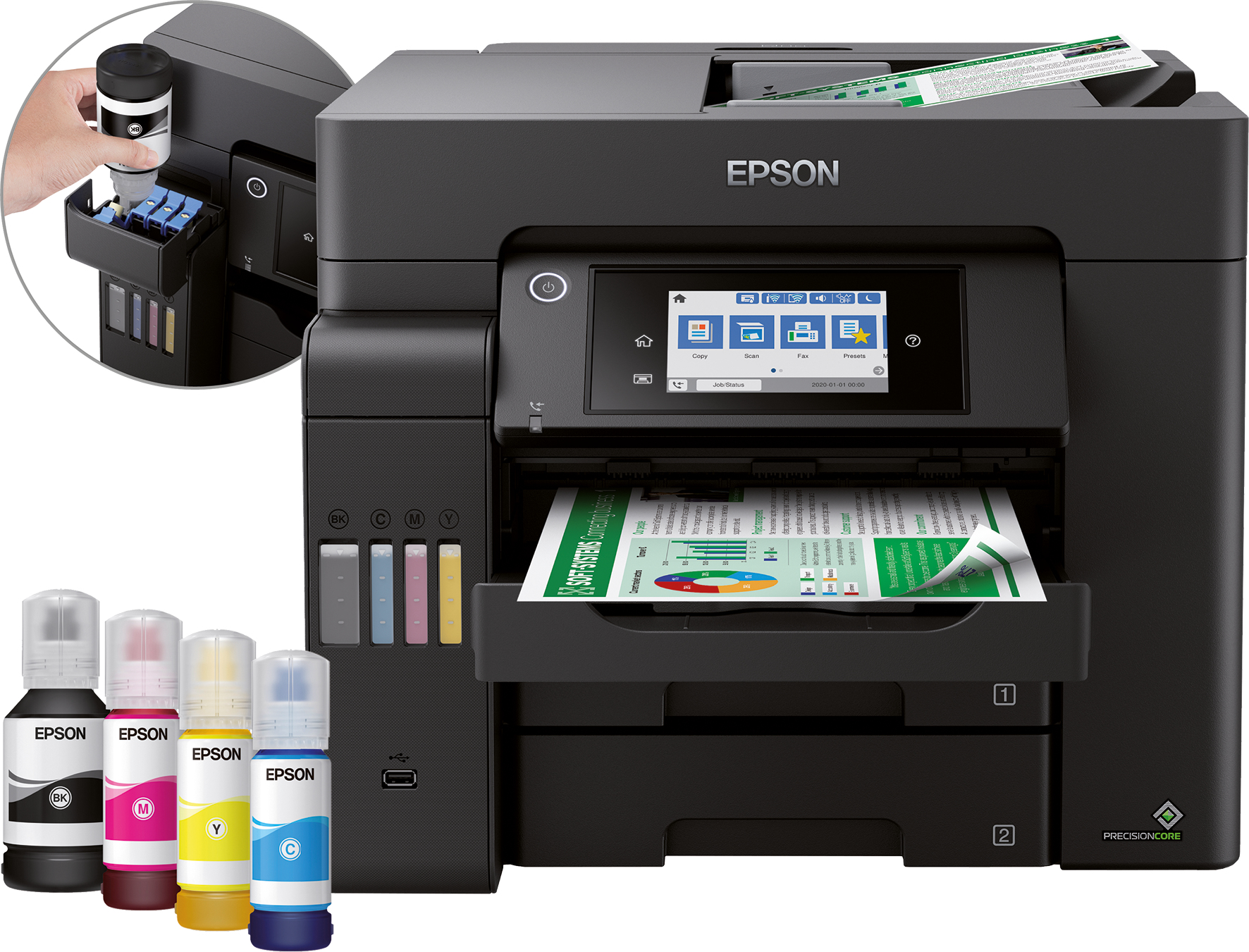 Epson EcoTank ET-5800 4in1 Tintenstrahl MFP Tintentanksystem