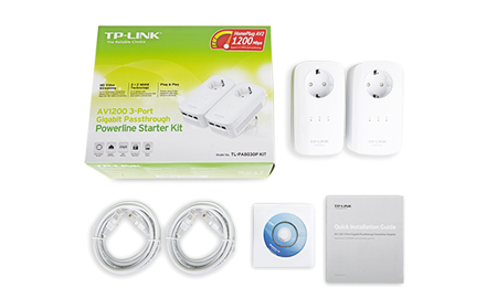 TP-LINK AV1200 1200 Mbit/s Eingebauter Ethernet-Anschluss Weiß 2 Stück(e)