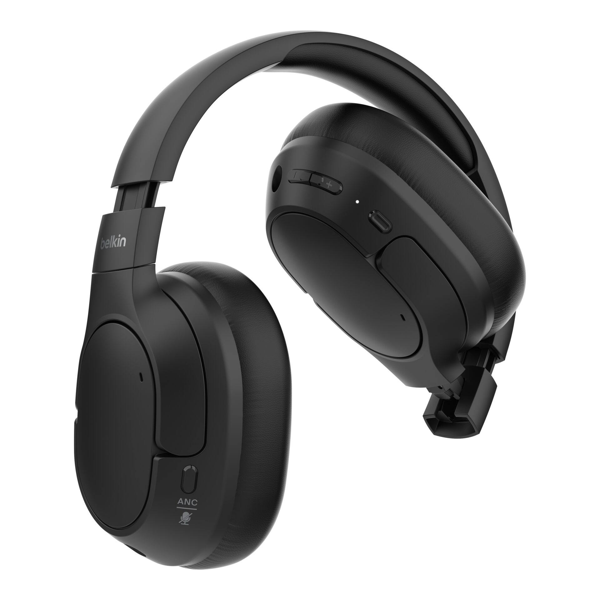 Belkin Soundform Isolate OverEar kabellos, schwarz     AUD008hqBK 139766_04
