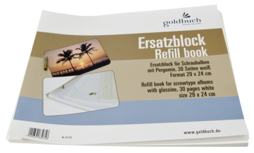 Goldbuch Ersatzblock       29x24