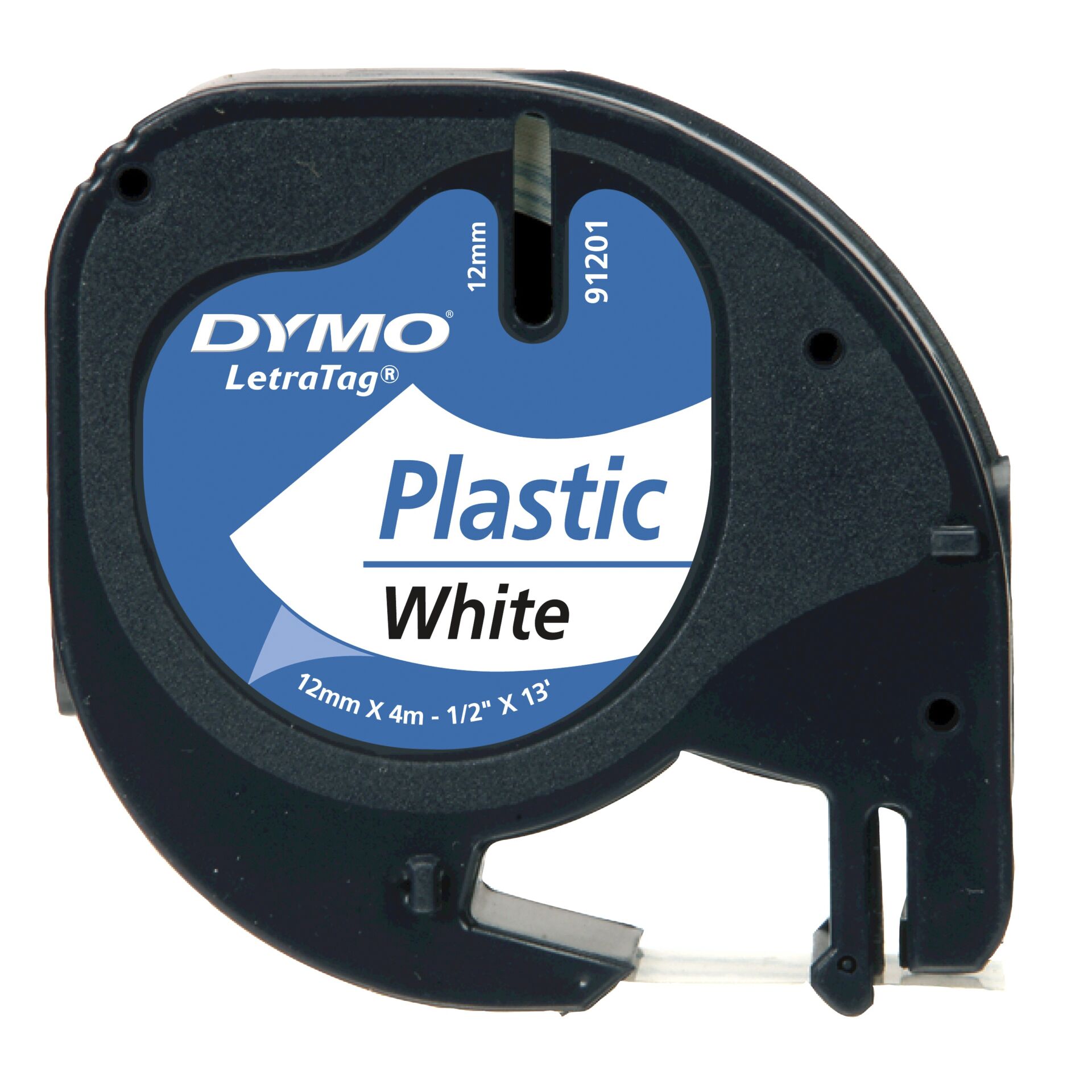DYMO 12mm LetraTAG Plastic tape Etiketten erstellendes Band 123354_01