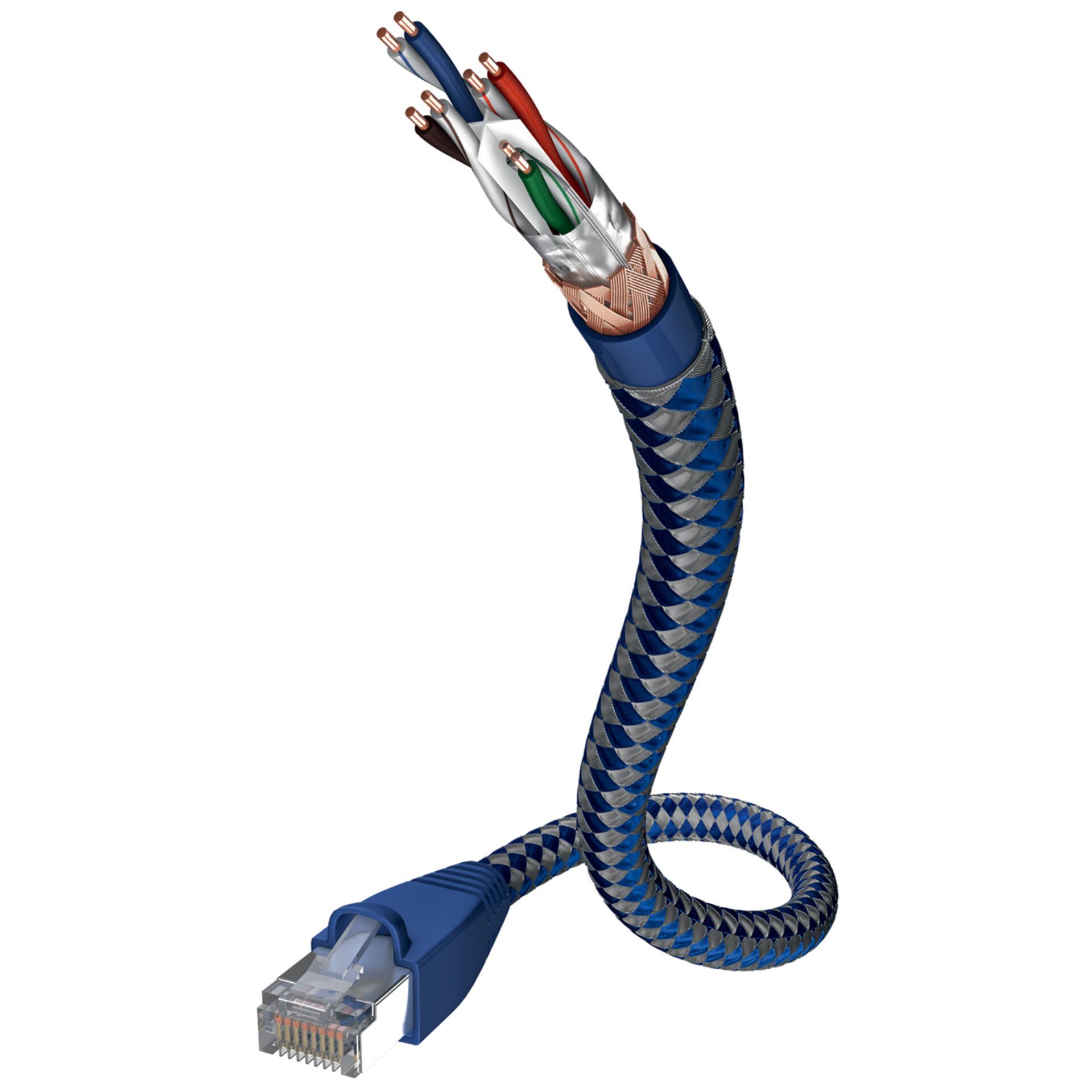 in-akustik Premium CAT6 Patchkabel RJ45 1m     004803005