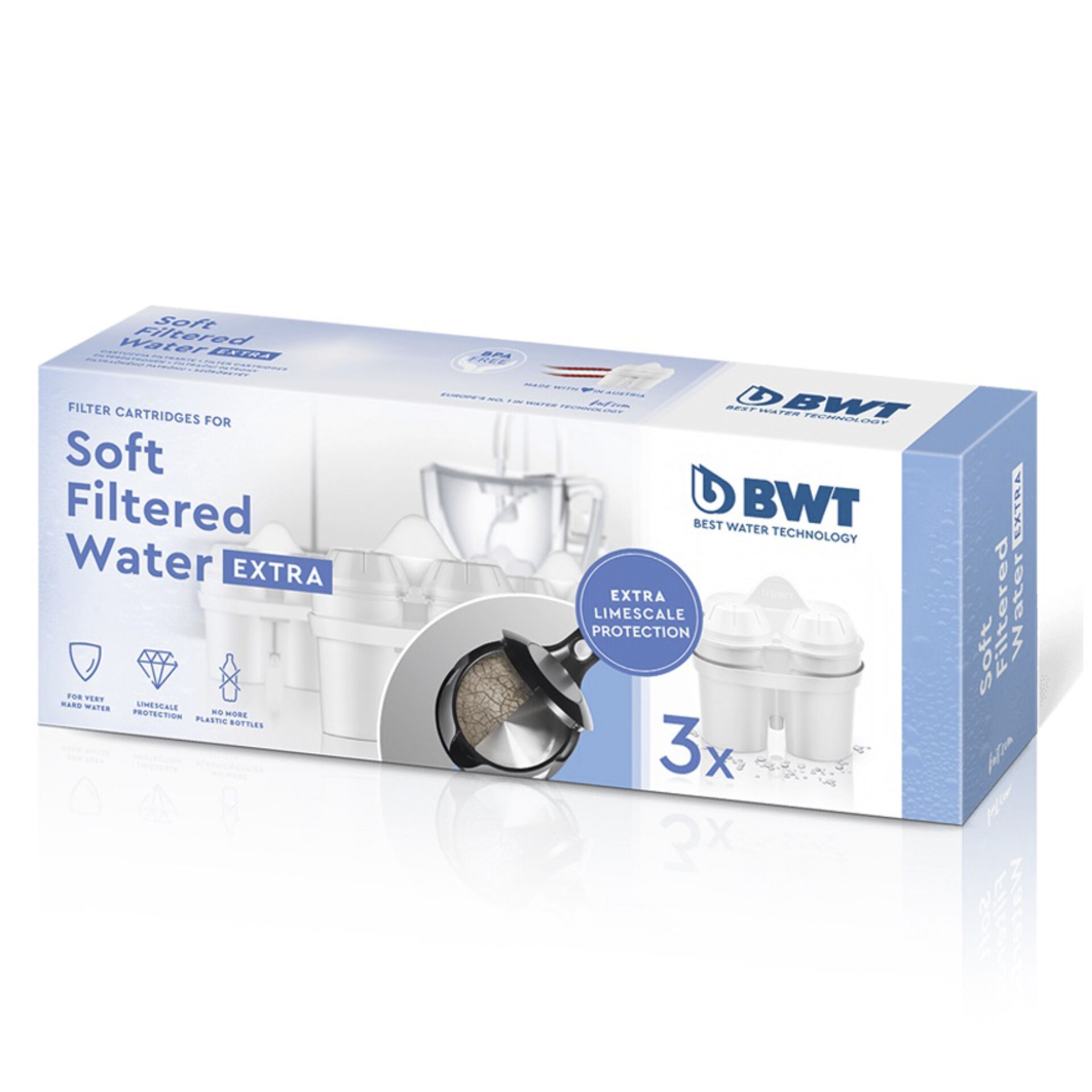 BWT 814873 3er Pack Soft Magnesium Mineralized Water