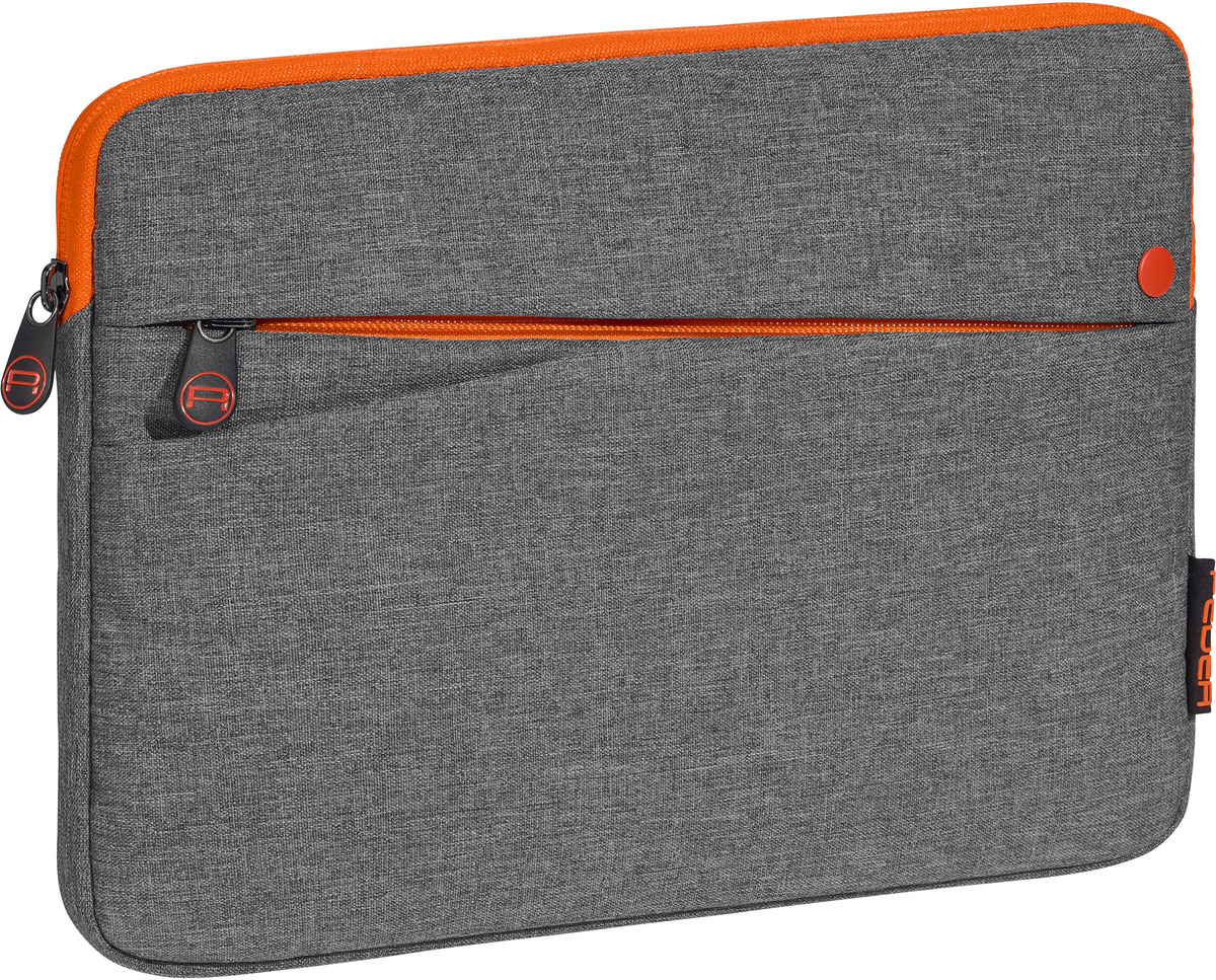PEDEA Tablettasche "Fashion" 27,96 cm -bis 11''-, grau/orange
