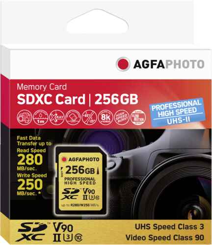 "AgfaPhoto SDXC UHS II      256GB"