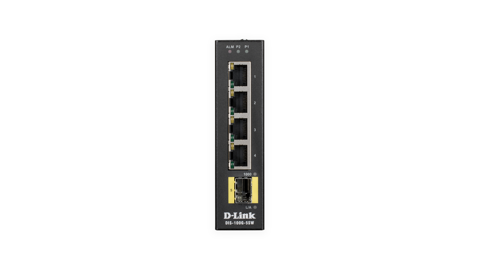 D-Link DIS‑100G‑5SW ungemanaged L2 Gigabit Ethernet (10/100/1000) Schwarz