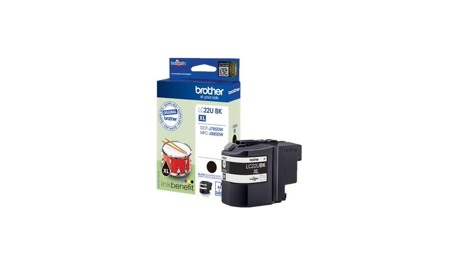Brother LC-22UBK 2400Seiten Schwarz Tintenpatrone