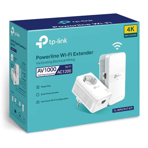 TP-Link TL-WPA7619 KIT-DE- AV1000 Powerline WLAN AC1200 93385315_0205071646