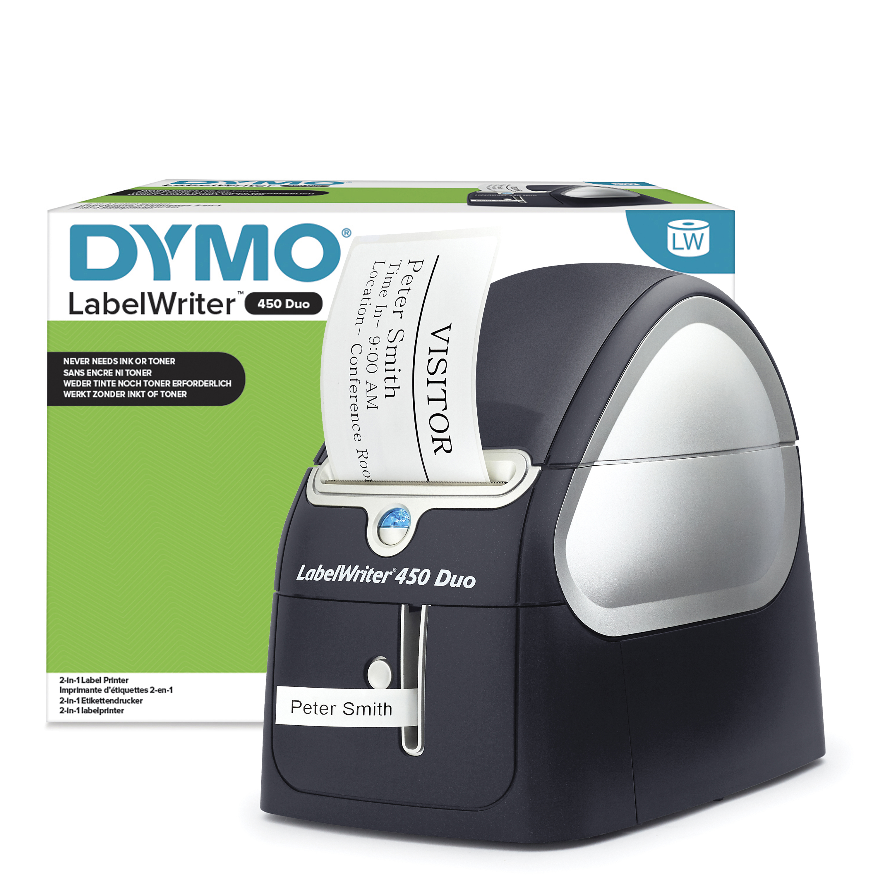 DYMO LabelWriter 450 Duo Etikettendrucker Wärmeübertragung 600 x 300 DPI