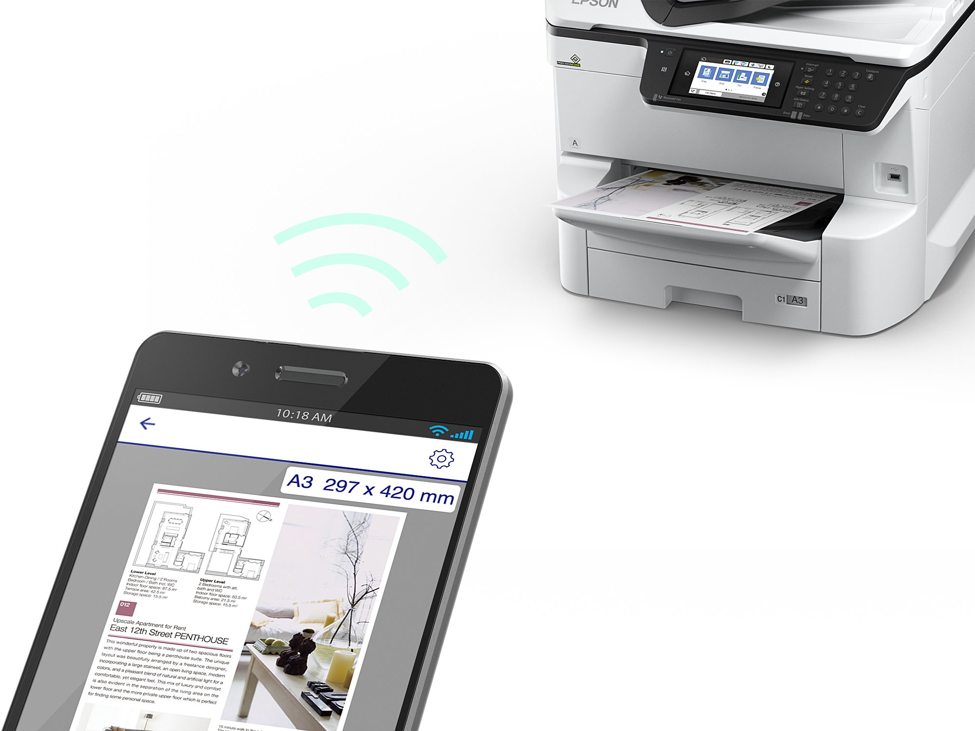 Epson WorkForce Pro WF-C8690DTWF 4in1 Tintenstrahldrucker A3 58034132_2258274644