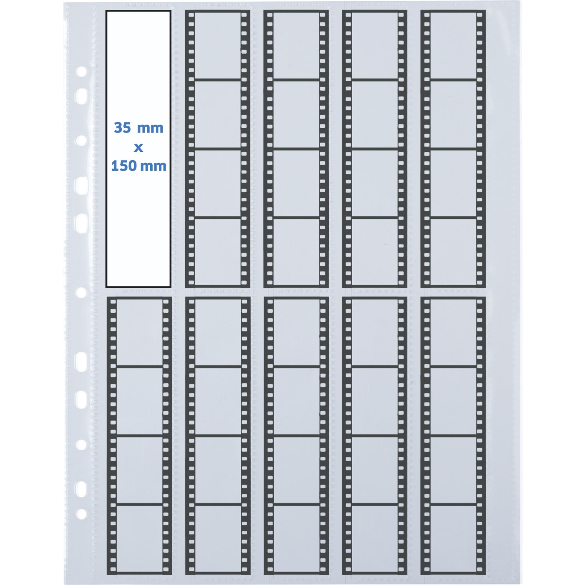 Herma Neg.-hüllen KB 4er-Streif. PP klar         100 Blatt   7768 647230_03