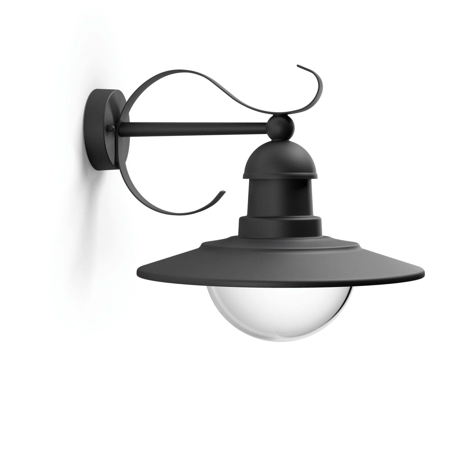 Philips Topiary Wandleuchte BE exkl LM 1x60W Schwarz 31238684_6904598833 Philips Topiary Wandleuchte BE exkl LM 1x60W Schwarz 31238684_6904598833