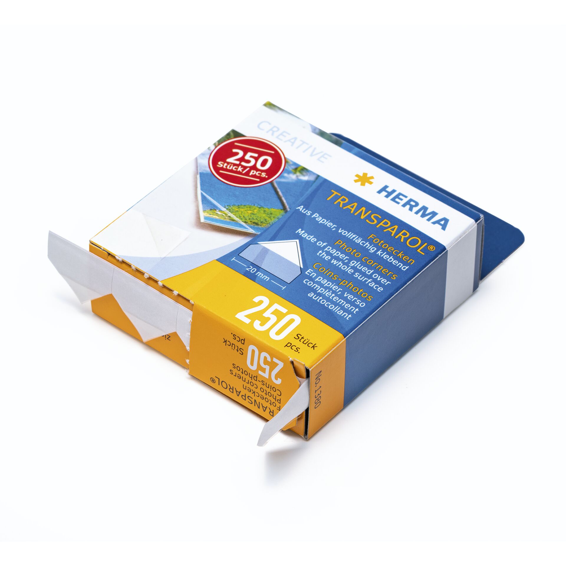 Herma Fotoecken 250 Stück Spendepackung               1380 103655_01