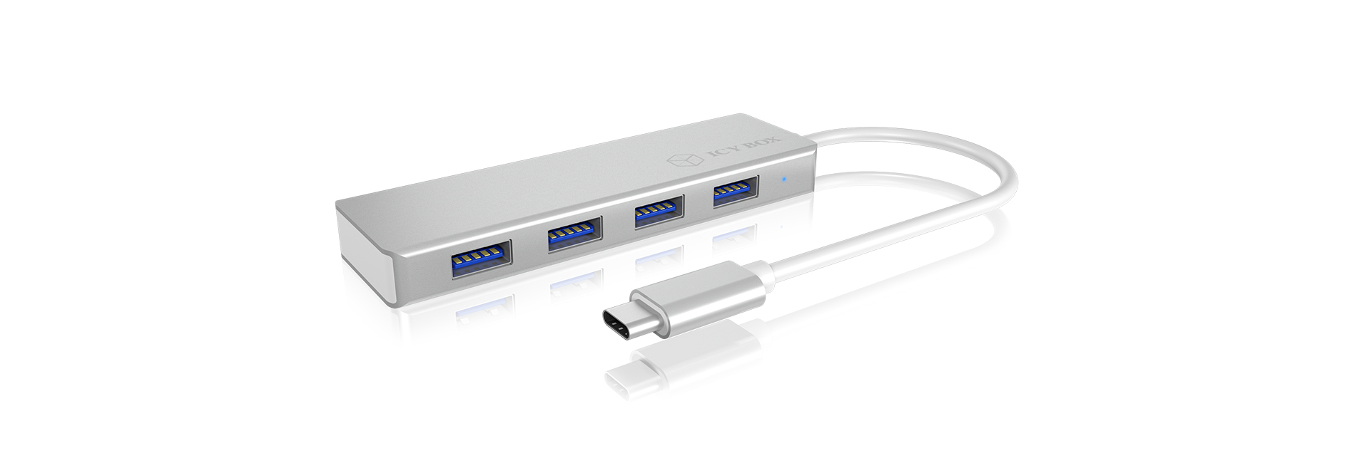 Raidsonic IB-HUB1425-C3 4 Port USB 3.0 Type-C – Ansicht 1